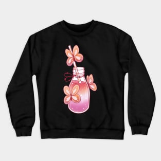 Lesbian gradient drink Crewneck Sweatshirt